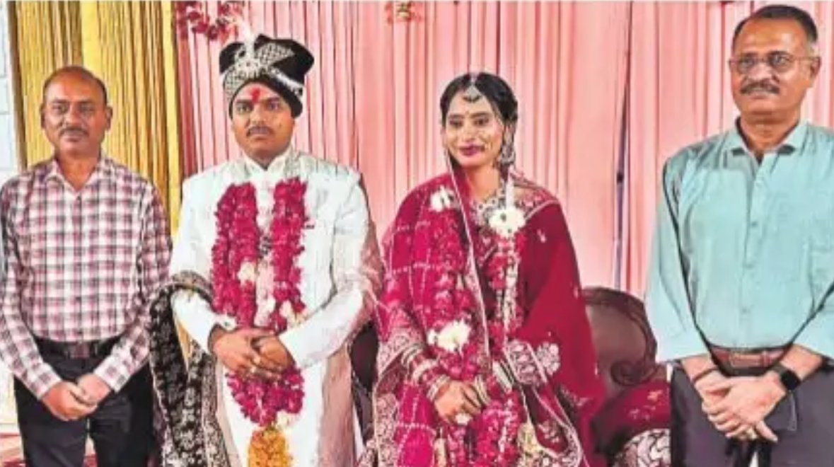 सतना में अनोखी प्रेम कहानी: महिला जेल अधिकारी ने पूर्व कैदी संग लिए सात फेरे