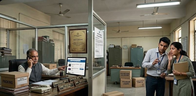 ट्रांसफर के बाद भी नहीं बदला रसूख: वेंडरों को फोन कर सामान मंगवा रहे IAS साहब, विभाग में चर्चा तेज