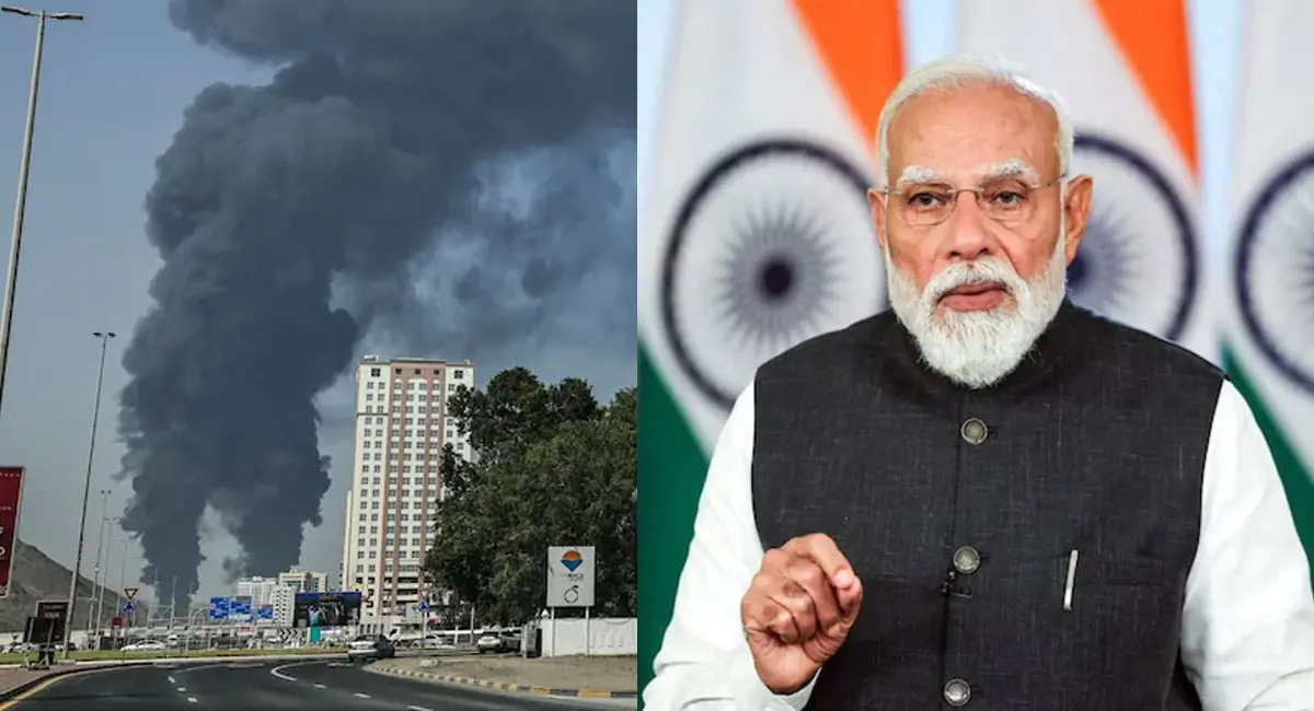 UAE के फुजैराह ऑयल ज़ोन पर ड्रोन हमला: PM मोदी की कड़ी निंदा, 3 भारतीय घायल; स्ट्रेट ऑफ होर्मुज़ की सुरक्षा पर भारत ने जताई चिंता