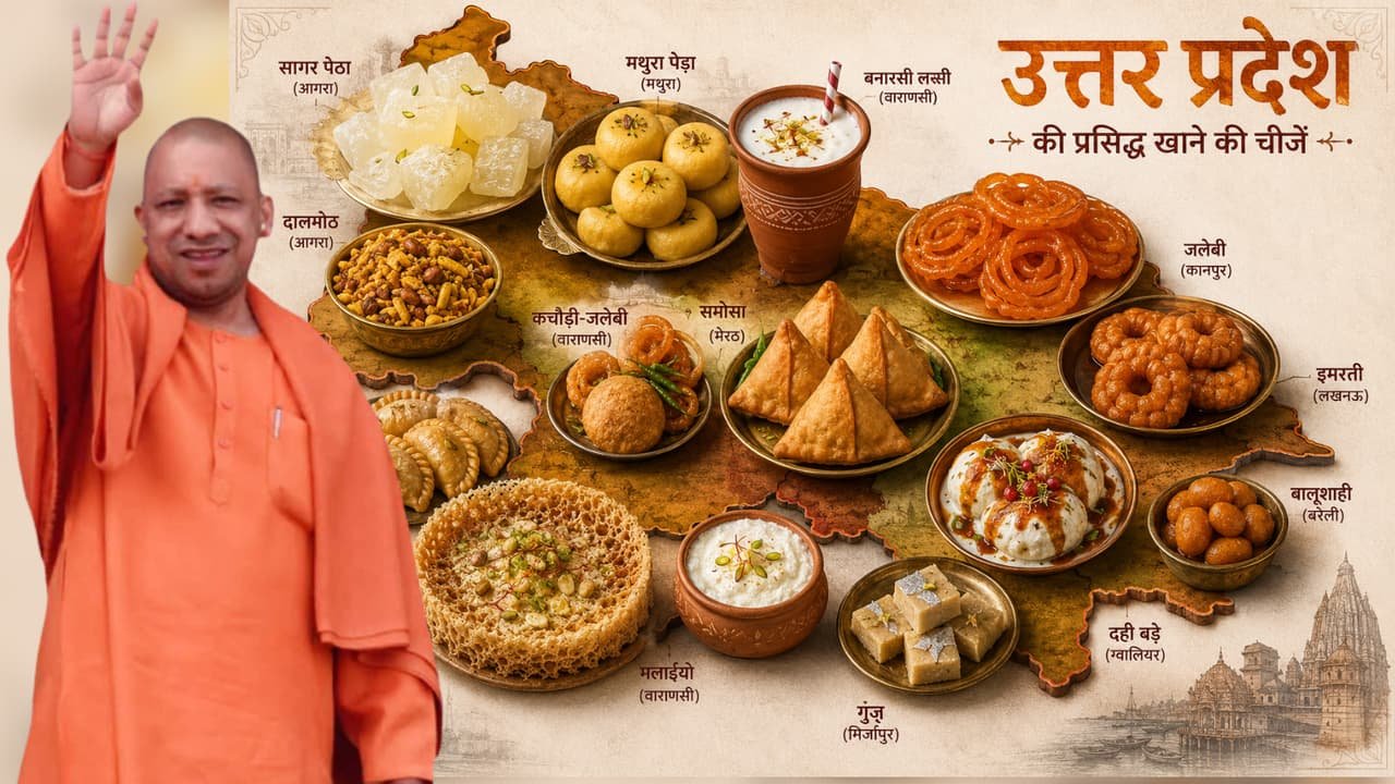 ओडीओसी योजना से यूपी के 75 जिलों के पारंपरिक व्यंजनों को मिलेगी नई पहचान, आगरा के पेठे से बनारस की लस्सी तक ‘टेस्ट ऑफ यूपी’ को मिलेगा वैश्विक मंच