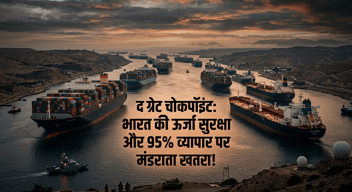 द ग्रेट चोकपॉइंट, भारत की ऊर्जा सुरक्षा और 95% व्यापार पर मंडराता खतरा!