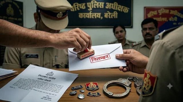 महिला कांस्टेबल की शिकायत पर सिपाही निलंबित, शादी का झांसा देकर संबंध बनाने का आरोप