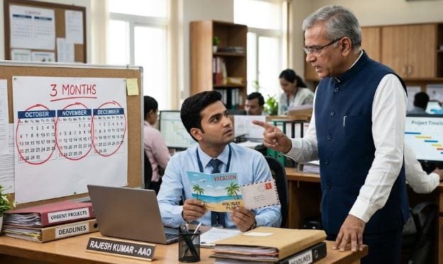 ‘तीन महीने में पूरा करो, फिर छुट्टी जाओ’— वरिष्ठ अफसर की एक टिप्पणी बनी चर्चा का विषय