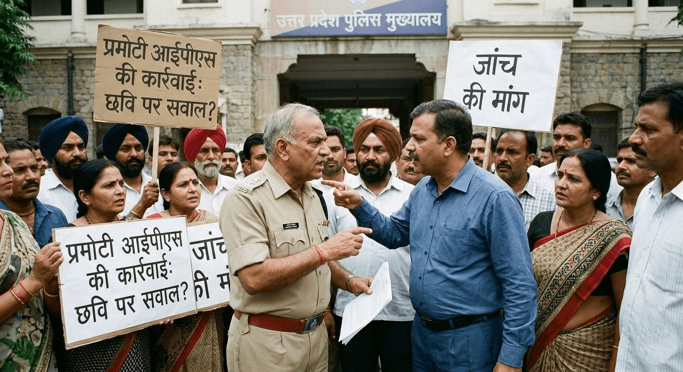 प्रमोटी आईपीएस की कार्रवाई से प्रदेश पुलिस की छवि पर सवाल