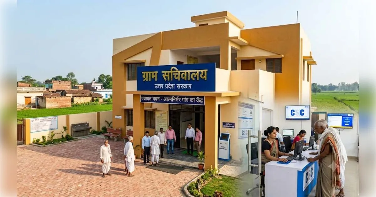 यूपी की 57,694 पंचायतों में ग्राम सचिवालय स्थापित