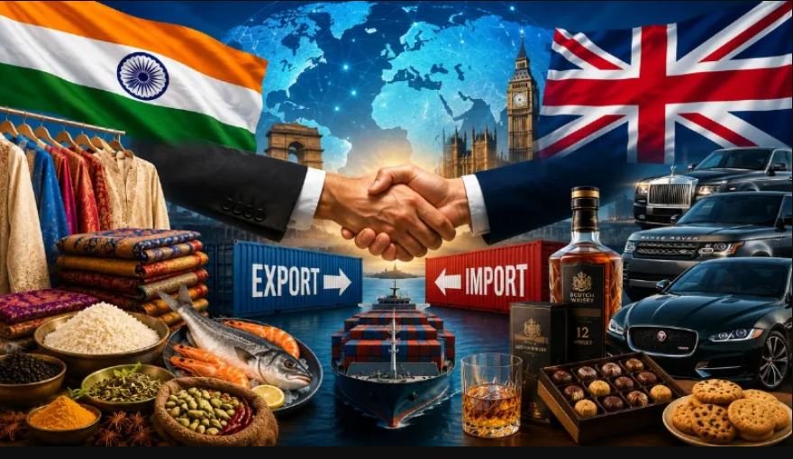 भारत-UK फ्री ट्रेड एग्रीमेंट 15 जुलाई से लागू, व्हिस्की और लग्जरी कारें होंगी सस्ती