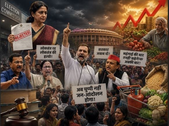 सियासी घमासान मीनाक्षी नटराजन का नामांकन रद्द, विपक्ष का सरकार पर चौतरफा हमला, क्या अब महंगाई पर छिड़ेगा जन-आंदोलन?