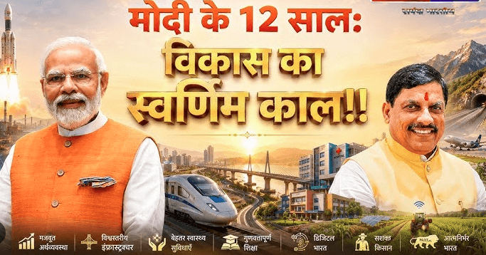 पीएम मोदी के 12 साल पूरे होने पर बोले सीएम मोहन यादव, ‘प्रधान सेवक’ के रूप में देश को दी नई दिशा
