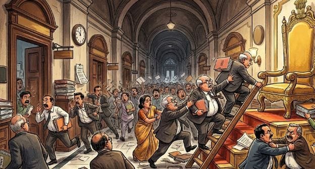 बड़ी कुर्सी के लिए बड़े-बड़ों की जुगाड़! नौकरशाही के गलियारों में मची हलचल