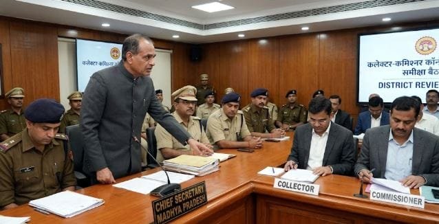 एसपी की क्लास लेने वाले बड़े साहब, लंबित चालानों पर कलेक्टर-कमिश्नर कॉन्फ्रेंस में लगाई फटकार
