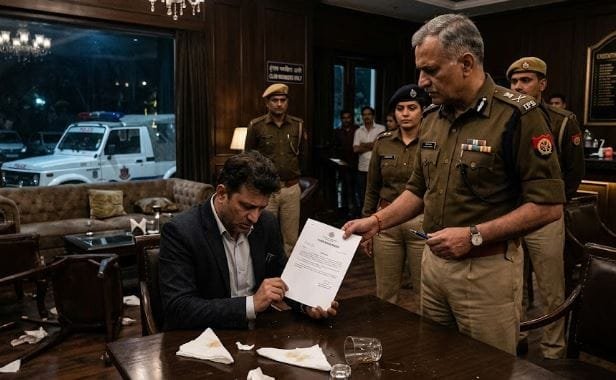 क्लब में हंगामे के बाद सदस्य पर गिरी गाज, वरिष्ठ आईपीएस के निर्देश पर निलंबन की कार्रवाई