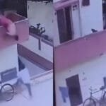 आइसक्रीम लेने के दौरान हुआ हादसा: बालकनी से नीचे गिरा युवक, CCTV में कैद हुई घटना