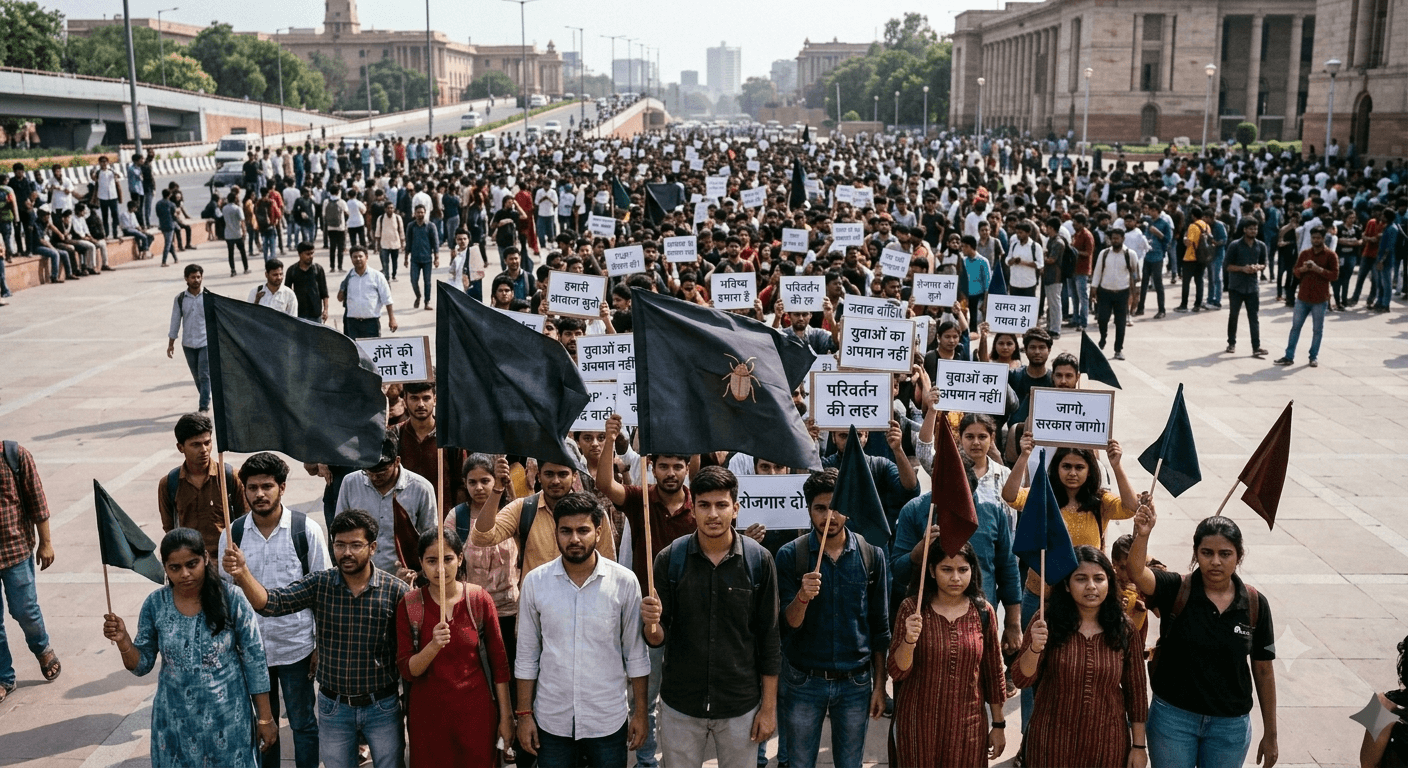 युवाओं के भविष्य से खिलवाड़ और अपमान का जवाब: क्या ‘कॉकरोच जनता पार्टी’ बनेगी सत्ता की नींद उड़ाने वाला टाइम बम?