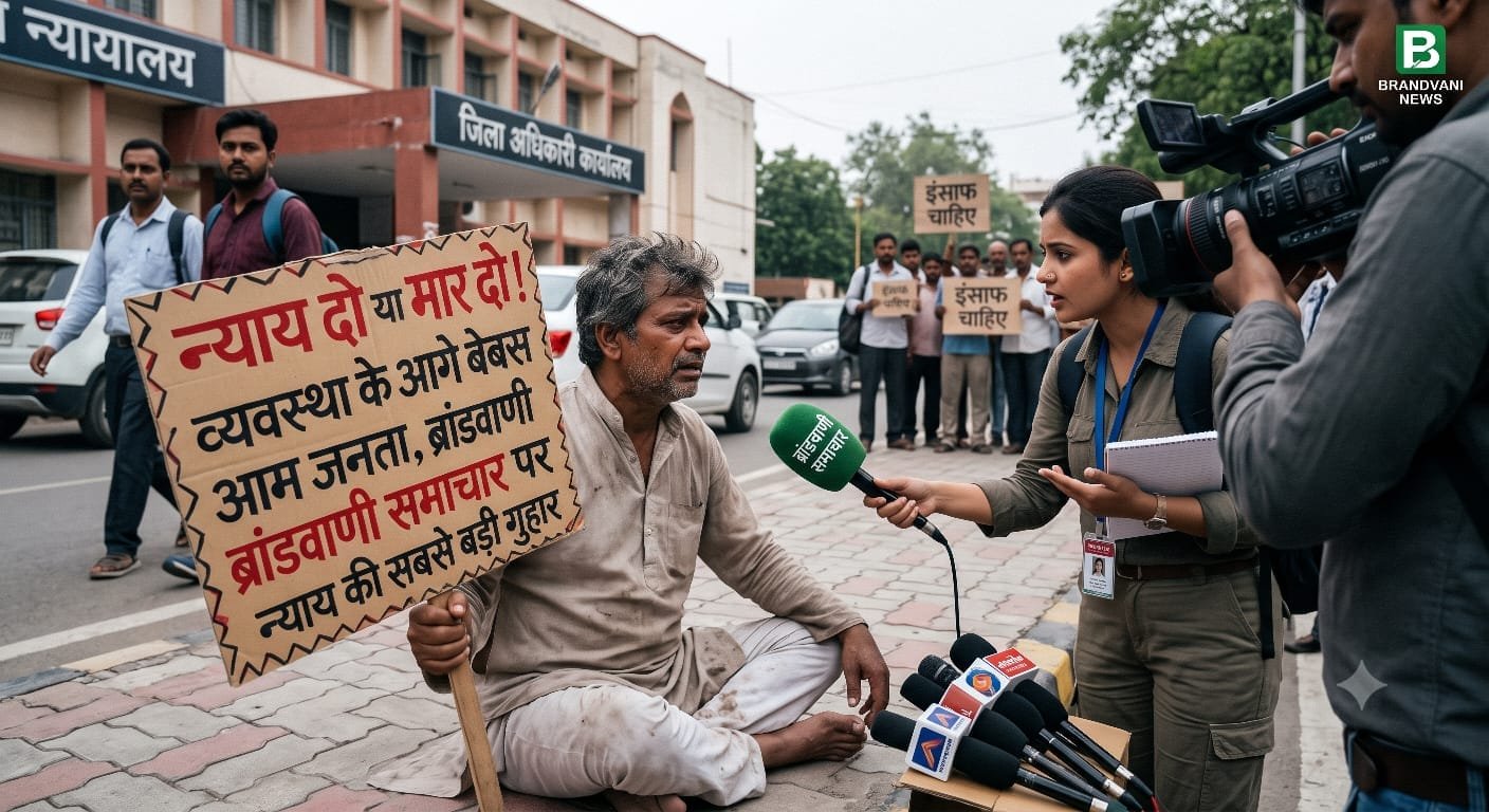 न्याय दो या मार दो! व्यवस्था के आगे बेबस आम जनता, ब्रांडवाणी समाचार पर न्याय की सबसे बड़ी गुहार