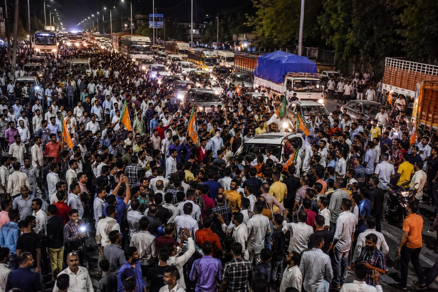 दतिया: नरोत्तम मिश्रा का टिकट कटा तो भाजपा में बवाल, हाईवे जाम, इस्तीफों की झड़ी
