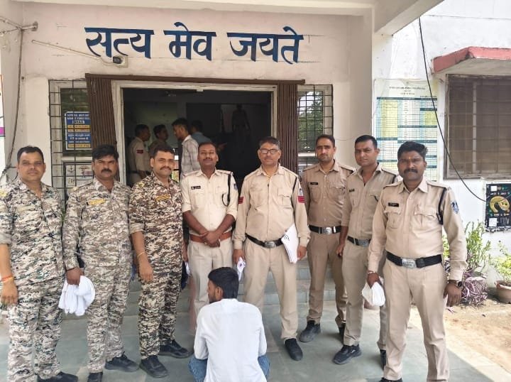 दतिया में अवैध हथियार के साथ युवक गिरफ्तार, 315 बोर का कट्टा और जिंदा कारतूस बरामद