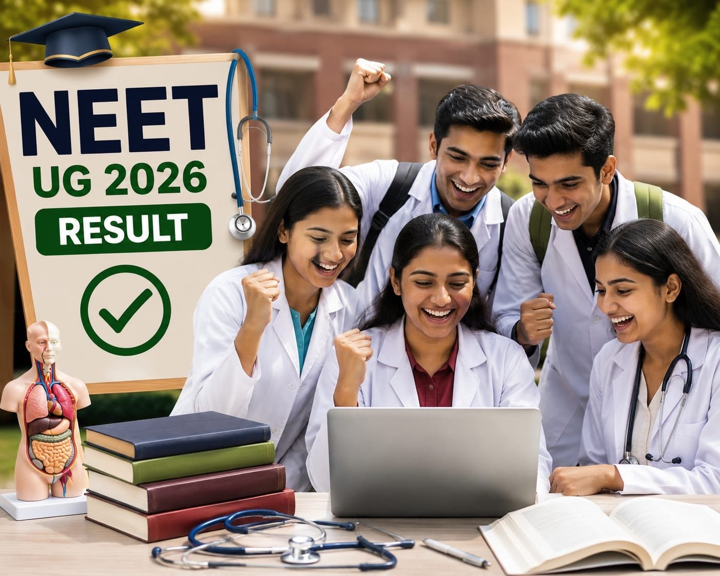 NEET UG 2026 Result: 11.21 लाख उम्मीदवार हुए क्वालिफाई, मेरिट लिस्ट में बेटियों का दबदबा