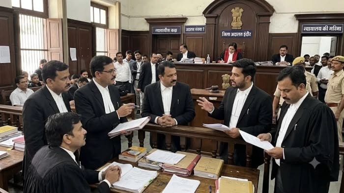 इंदौर: नई न्याय व्यवस्था लागू हुए दो साल पूरे: फिर भी वकीलों को याद नहीं हो रहीं नई धाराएं