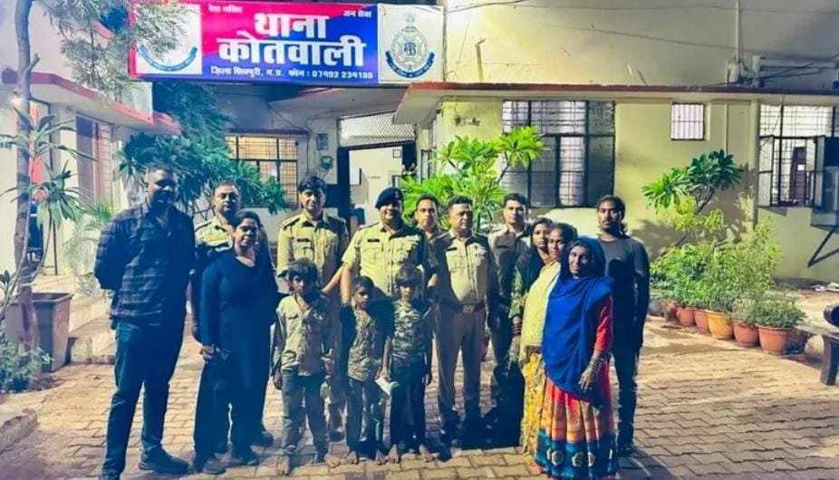 ऑपरेशन मुस्कान: 30 मिनट में मिले तीन गुमशुदा बच्चे, कोतवाली पुलिस ने परिजनों को सौंपा