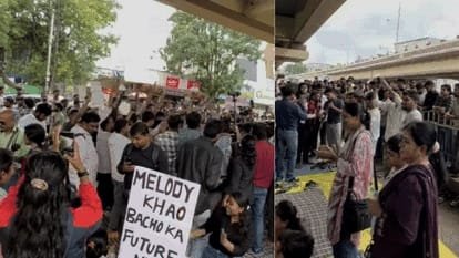 धर्मेंद्र प्रधान के इस्तीफे के बाद इंदौर में जश्न, छात्रों ने खत्म किया आंदोलन