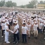 दमोह में साइबर जागरूकता के लिए 4 किमी मैराथन, एसपी, सांसद और विधायक ने दिखाई हरी झंडी