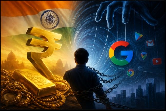 स्वर्ण पर संकट या डिजिटल गुलामी? क्या गूगल और विदेशी तकनीक के चक्रव्यूह में फंस रहा है भारत का सोना!
