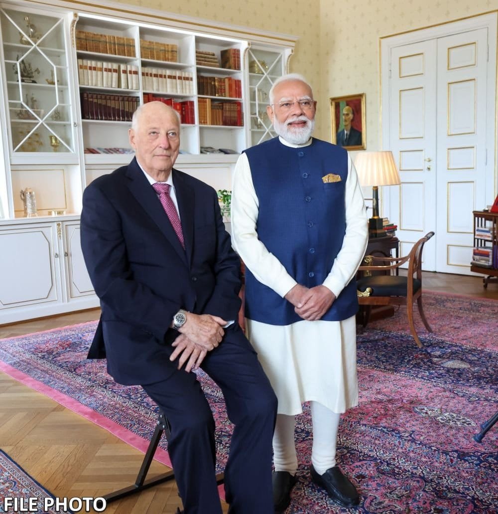 नॉर्वे के किंग हेराल्ड पंचम का निधन, भारत ने जताया गहरा शोक; पीएम मोदी ने साझा की मुलाकात की याद