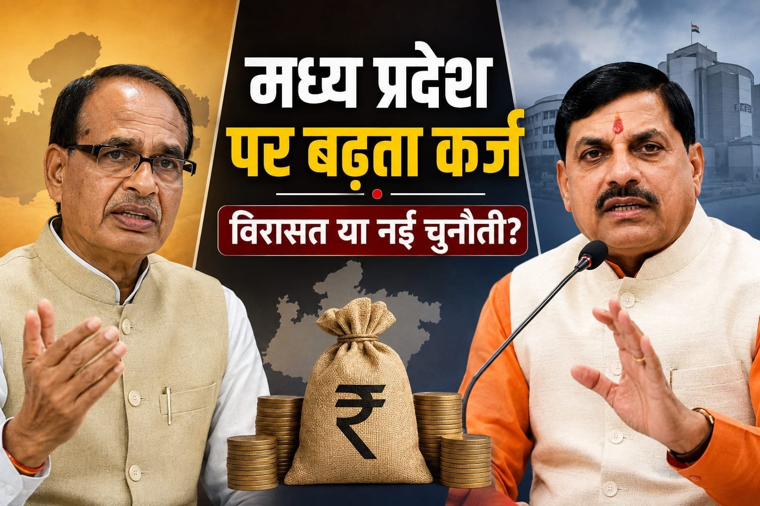 मध्य प्रदेश पर बढ़ता कर्ज: शिवराज सरकार की योजनाओं की विरासत या मोहन यादव सरकार की आर्थिक चुनौती?