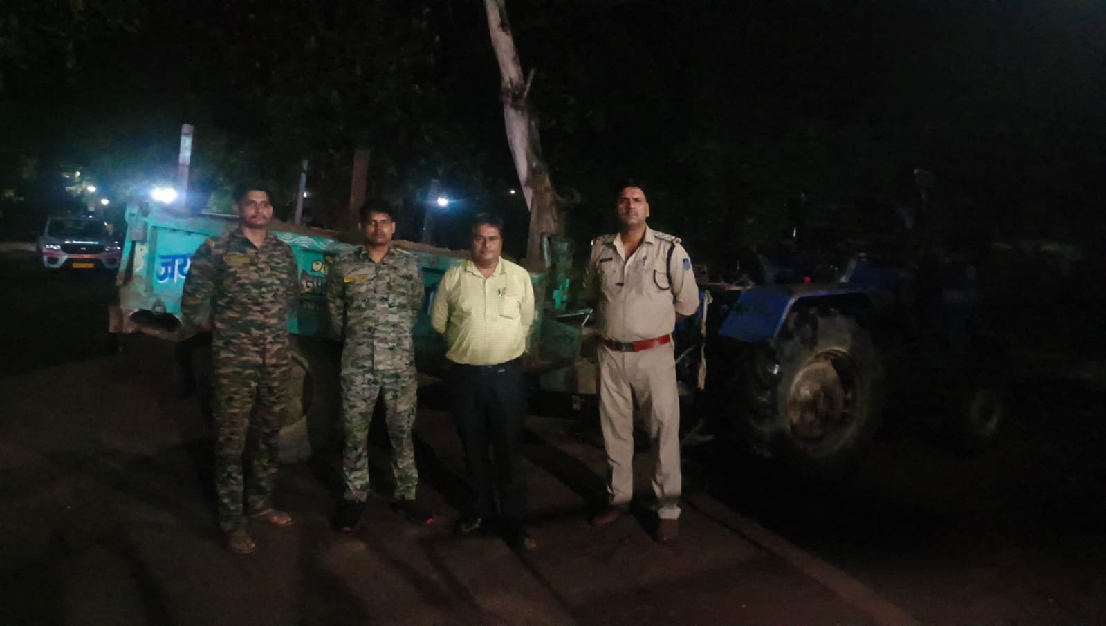 सबलगढ़ में अवैध रेत पर पुलिस की बड़ी कार्रवाई, ₹7 लाख की ट्रैक्टर-ट्रॉली जब्त