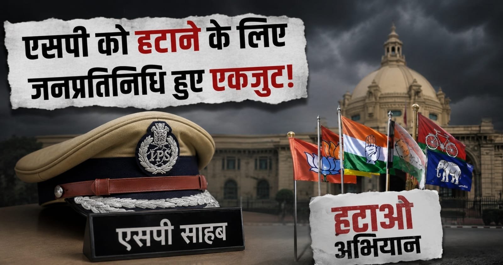 एसपी को हटाने के लिए आमने-सामने रहने वाले जनप्रतिनिधि हुए एकजुट!