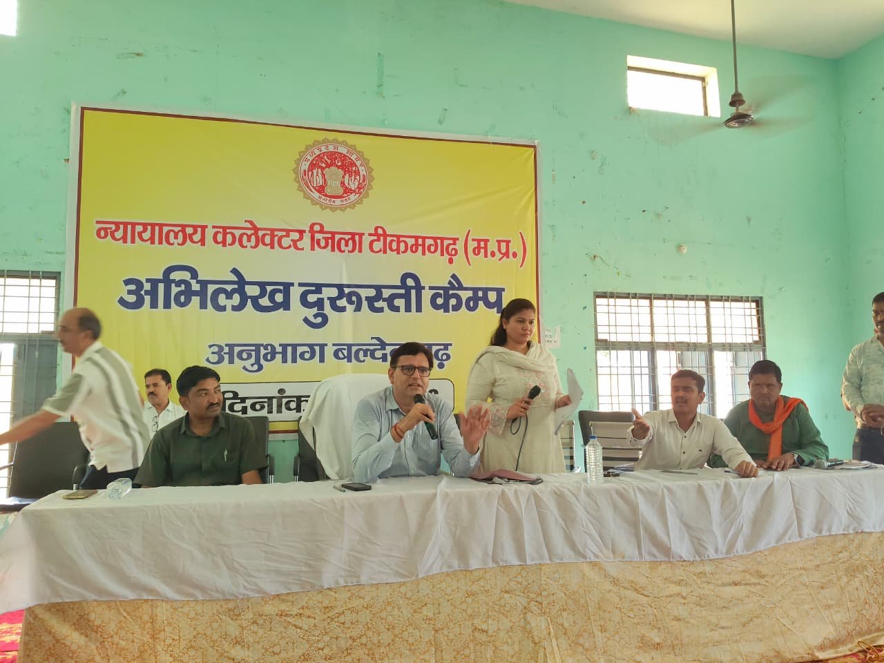 बल्देवगढ़ में राजस्व रिकॉर्ड सुधार शिविर, 115 अभिलेखीय त्रुटियों का मौके पर हुआ निराकरण