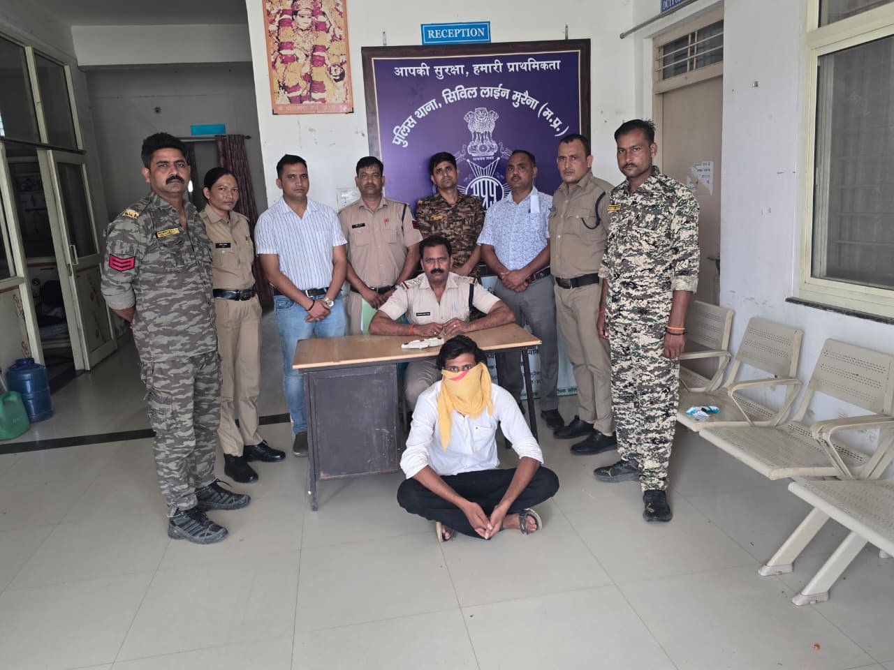 सिविल लाइन पुलिस की बड़ी कार्रवाई, अवैध कट्टा और जिंदा कारतूस के साथ आरोपी गिरफ्तार