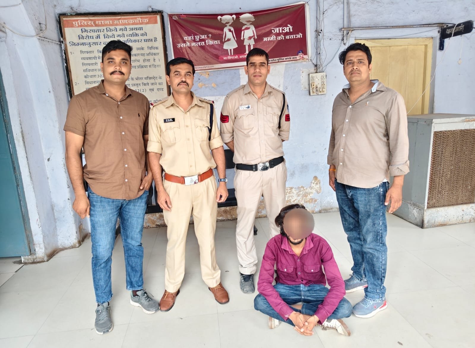 जिलाबदर आदेश का उल्लंघन करने वाला आदतन आरोपी गिरफ्तार, माणकचौक पुलिस की कार्रवाई