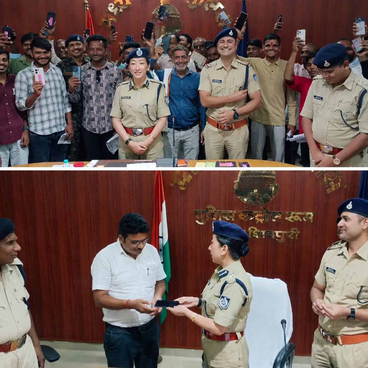 32 लाख के 150 गुम मोबाइल बरामद, साइबर सेल ने मालिकों को लौटाए