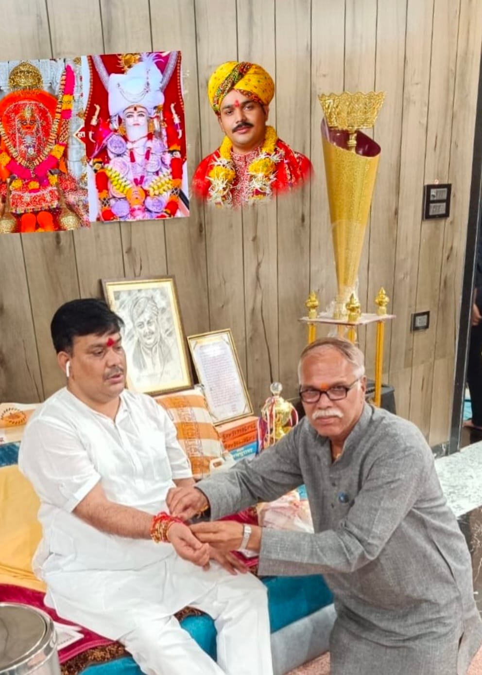 गुरु को रक्षासूत्र समर्पित कर लिया धर्म, सेवा और गुरुमर्यादा की रक्षा का पवित्र संकल्प