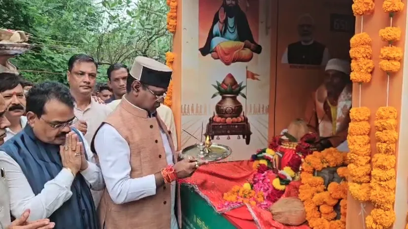 भोपाल में गुरु रविदास जयंती पर निकली कलश वंदन यात्रा