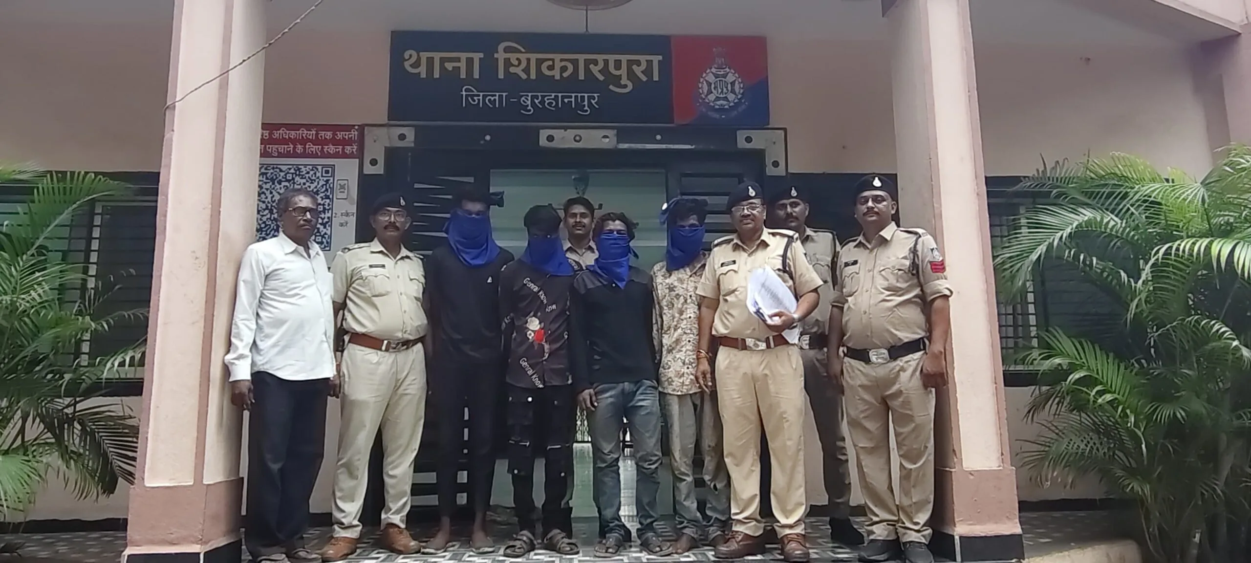 केबल वायर चोरों पर शिकारपुरा पुलिस का शिकंजा, तीन आरोपी गिरफ्तार