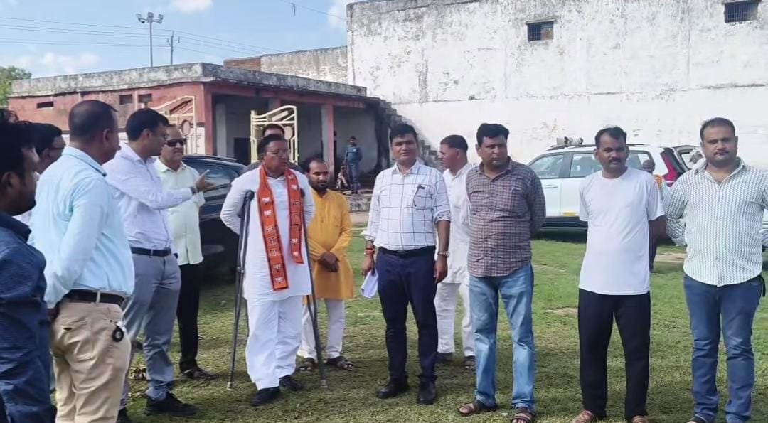 18 सितंबर को मंगरौनी में जनविश्वास शिविर, तैयारियों का विधायक ने लिया जायजा