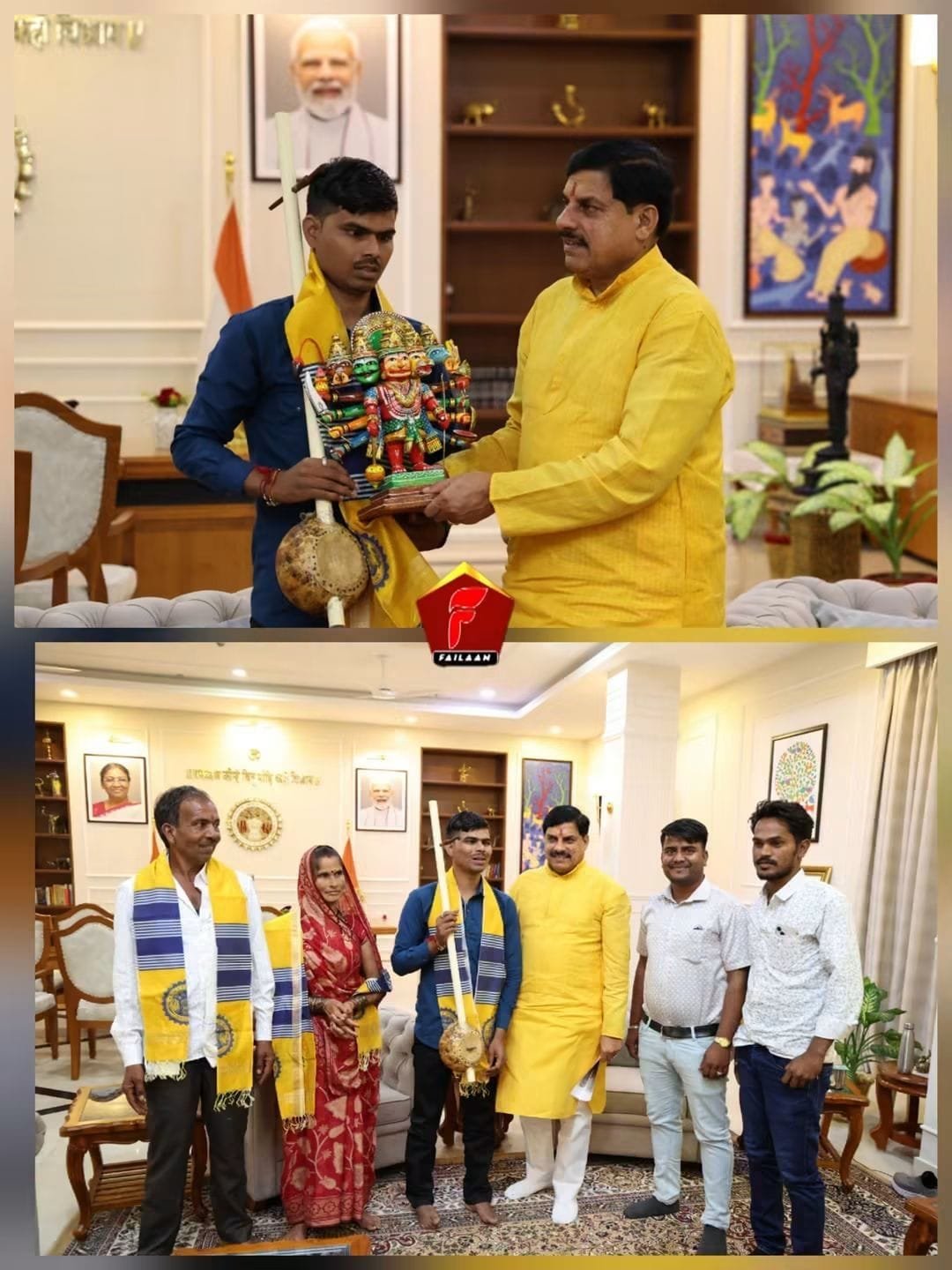 ‘हनुमान अंश’ के बुंदेली गायक सुनील लोधी को राज्य सरकार देगी प्रोत्साहन, CM मोहन यादव ने किया सम्मान