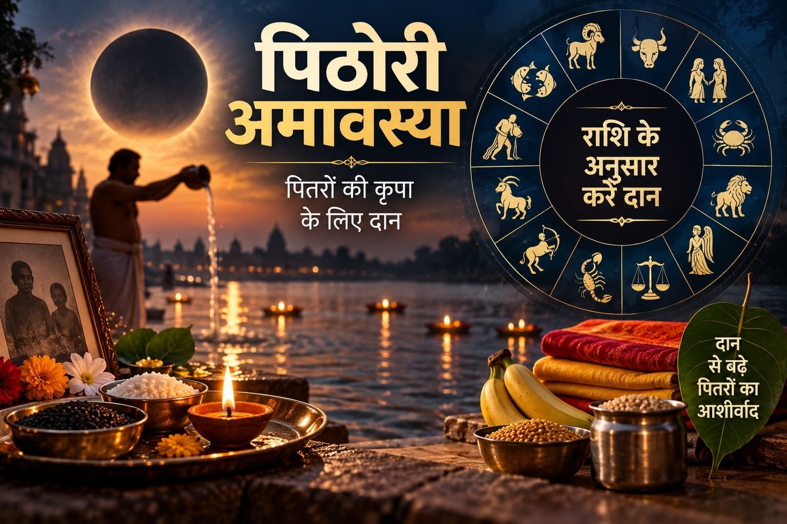 पिठोरी अमावस्या पर राशि के अनुसार करें दान, पितरों की कृपा पाने के लिए जानें 12 राशियों के उपाय