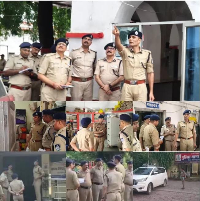अपराध पर नकेल और पुलिसिंग में कसावट, IG इरशाद वली ने टीकमगढ़ के 4 थानों का किया औचक निरीक्षण
