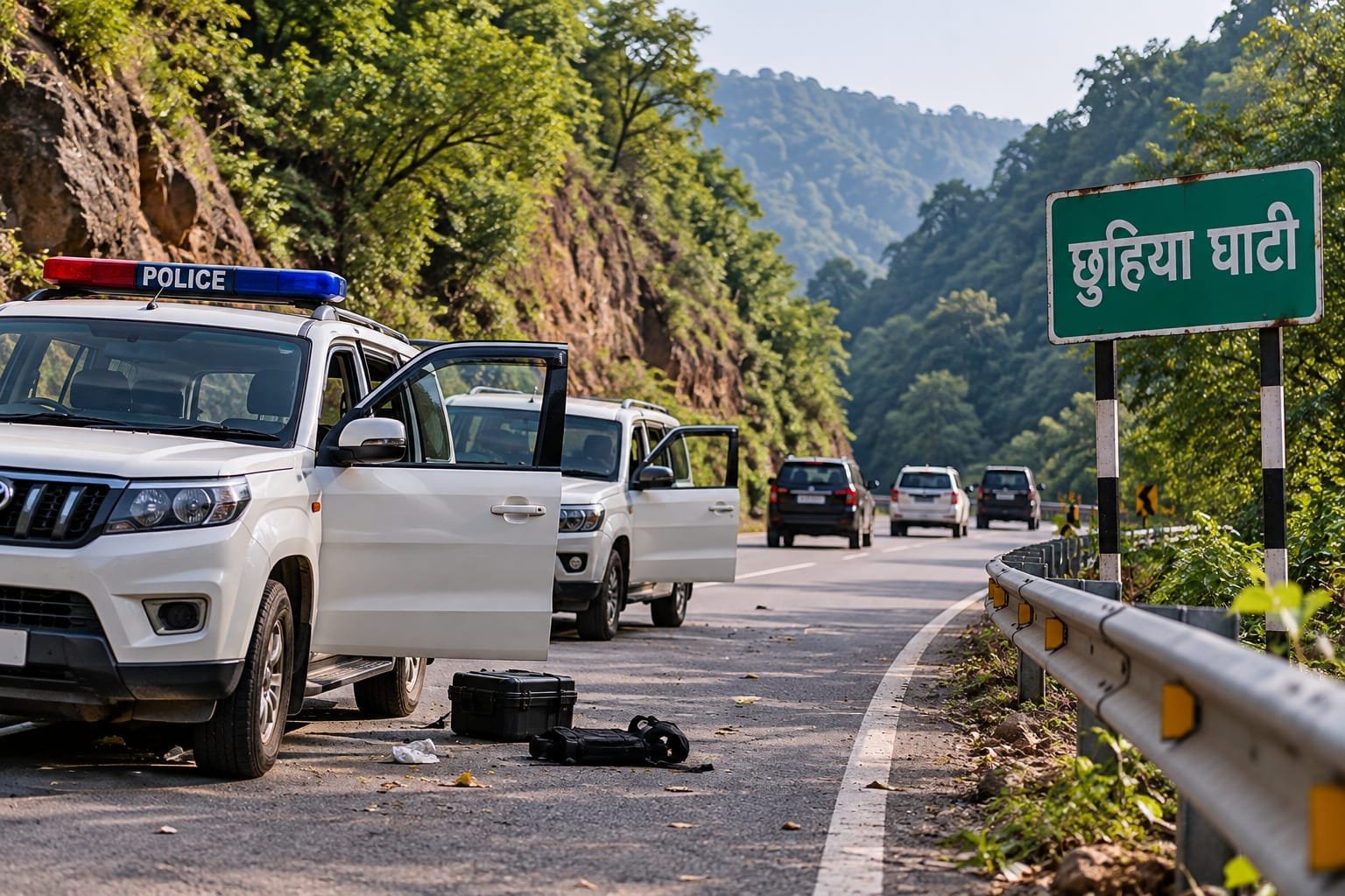 छुहिया घाटी में ओडिशा पुलिस पर फायरिंग, NDPS आरोपी आदित्य मिश्रा को छुड़ाकर ले गए बदमाश