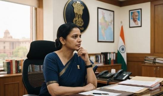 आईएएस को बदनाम करने की साजिश तो नहीं, महिला अधिकारी के खिलाफ कार्रवाई के बाद उठे सवाल