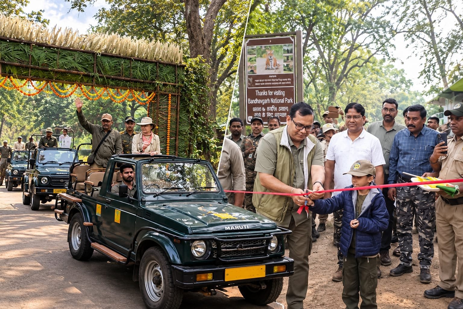 बांधवगढ़ में फिर गूंजा जंगल सफारी का रोमांच, कोर जोन खुलते ही पहुंचे देश-विदेश के पर्यटक