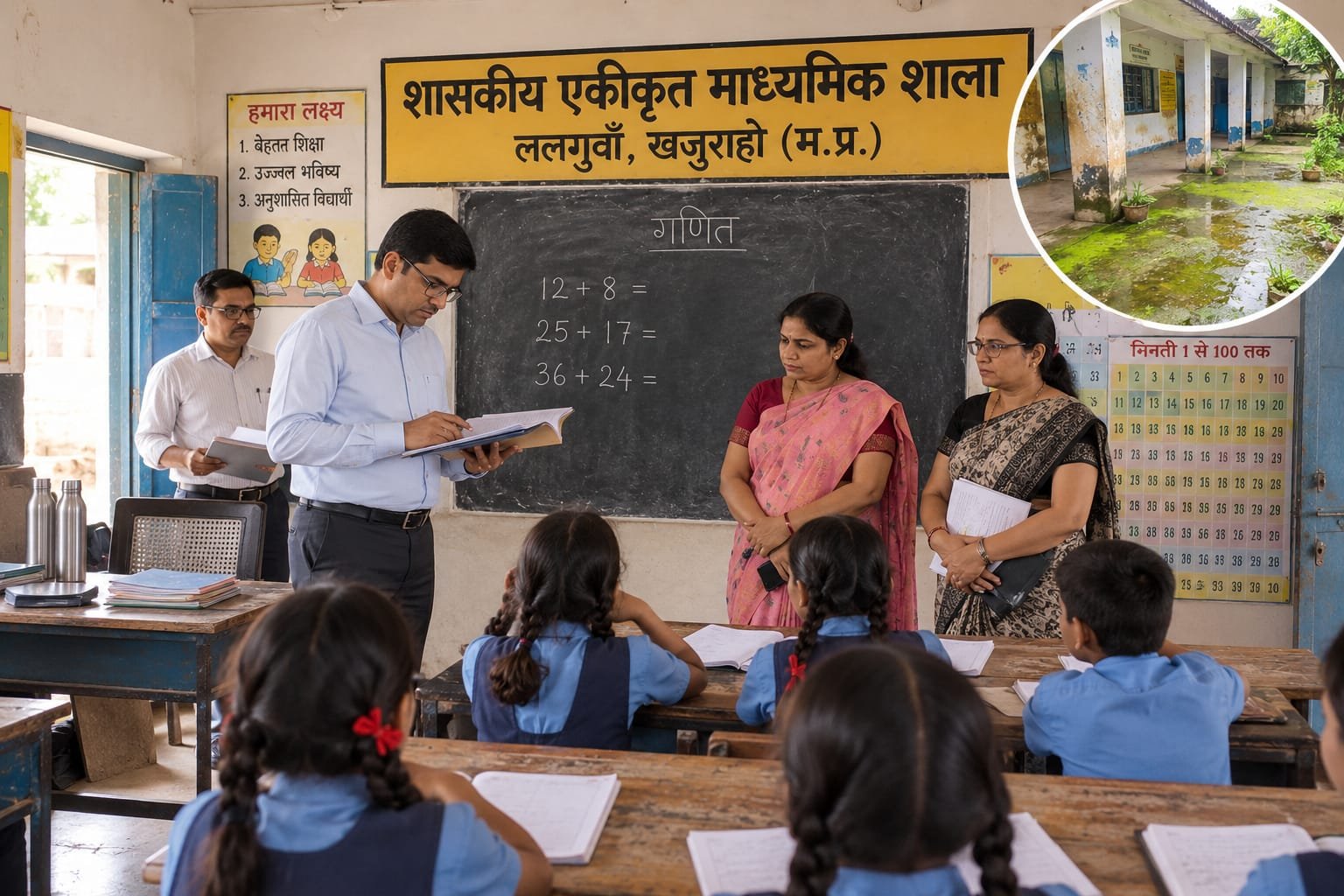 ललगुवां स्कूल में शैक्षणिक लापरवाही पर दो शिक्षकों की वेतनवृद्धि रोकी