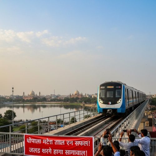 भोपाल में मेट्रो ट्रायल सफल, जल्द शुरू होगा संचालन