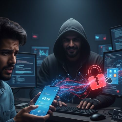 भोपाल में साइबर ठगी की नई चाल: मोबाइल से ##21# कोड डायल करते ही ठगों को मिल रहा पूरा कंट्रोल