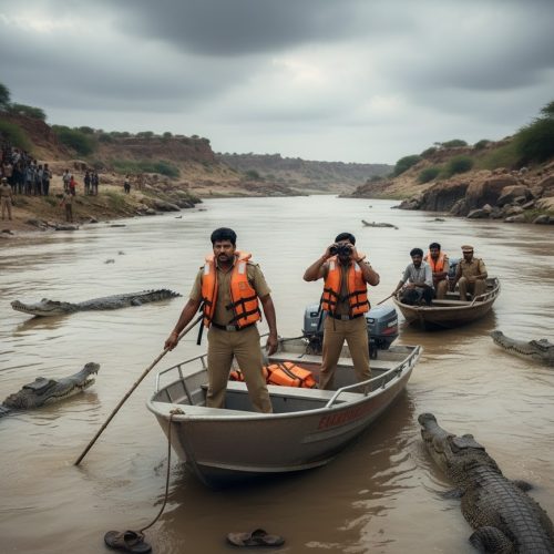 चंबल नदी में युवक पर मगरमच्छों का हमला, दो दिन से लापता; रेस्क्यू टीमों की तलाश जारी
